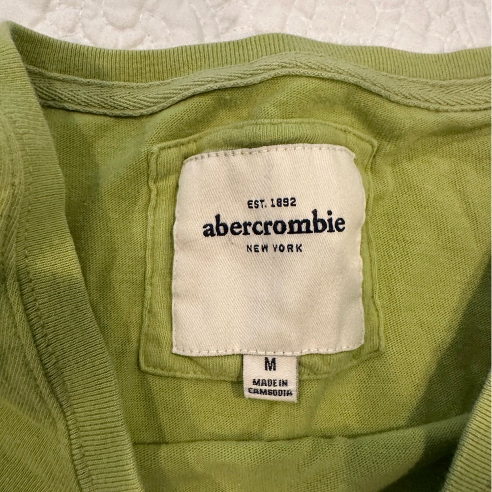 Abercrombie and Fitch-Green Long Sleeve Shirt - Picture 3 of 3